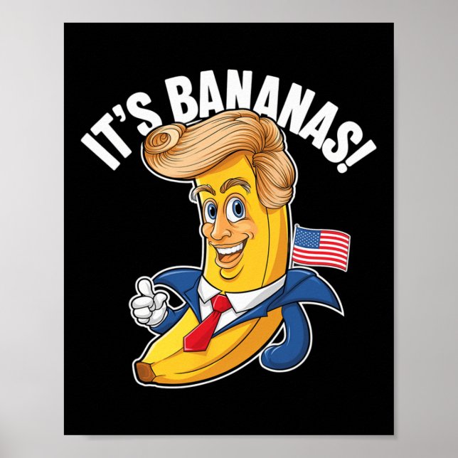 Poster É "Bananas" (para escalas) "Starship Engraçado Mem (Frente)