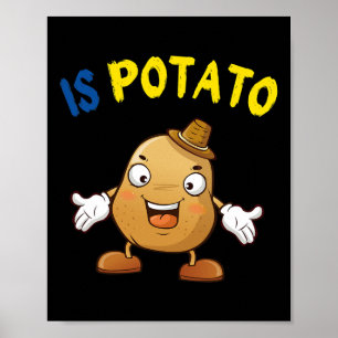 Poster É Batata Engraçado Ucrânia Piada Apoie a Ucrânia É