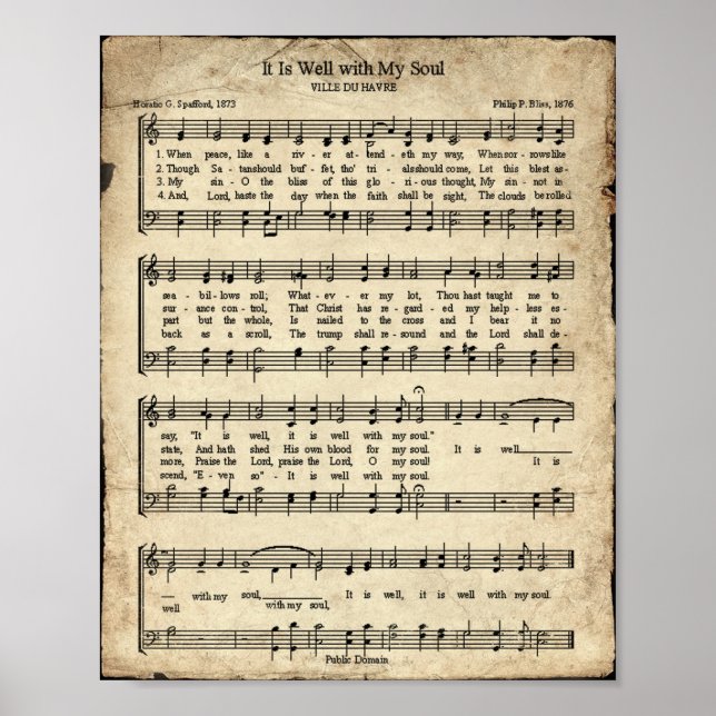 Poster É bom com o meu hino da Soul Vintage (Frente)