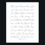 Poster É bom elogiar o Senhor... Salmo 92:1-4<br><div class="desc">É bom elogiar o Senhor...  Salmo 92:1-4</div>