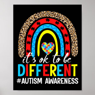 Poster É bom ser um dia diferente de conscientização do a