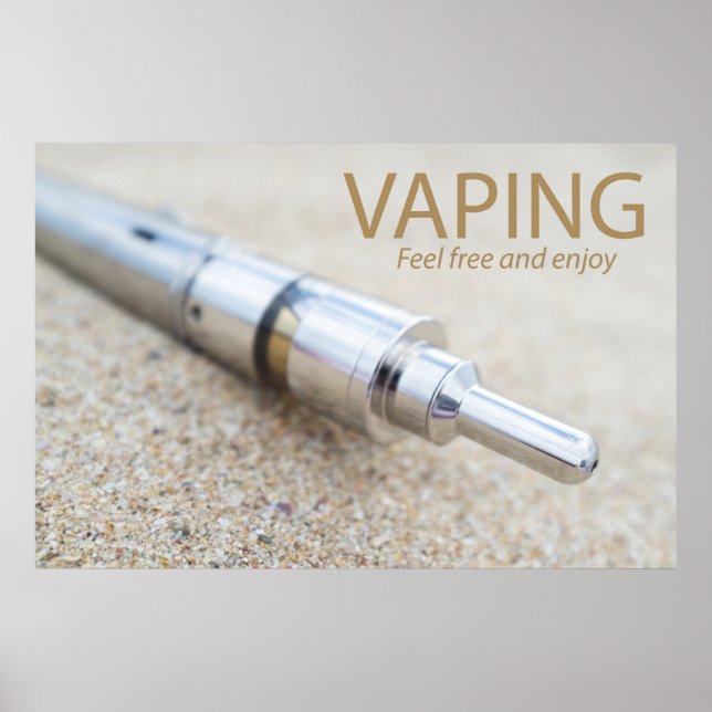 Poster E-cig e vapores (Frente)