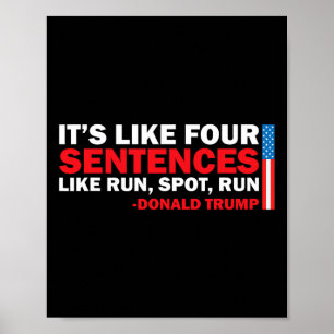 Poster É Como Quatro Sentenças, Como Correr O Trump