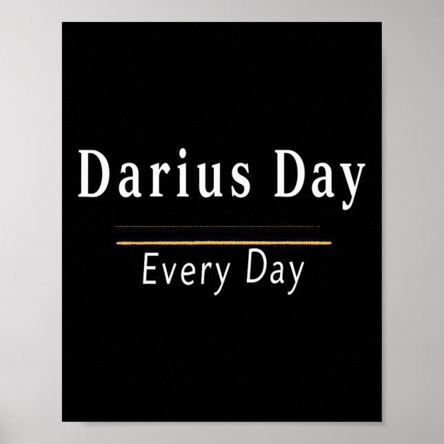 Poster É Darius Day Engraçado Meme - Celebrar Amor1 (Frente)