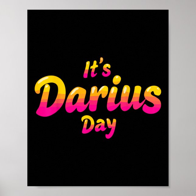 Poster É Darius Day Meme Divertido – Celebre o Amor3  (Frente)