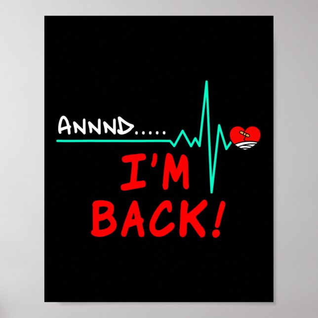 Poster E De Volta à Cirurgia de Coração Aberto Presente d (Frente)