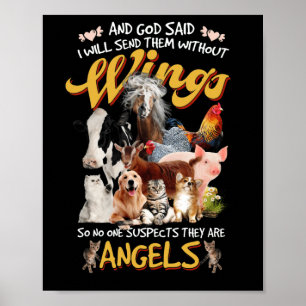 Poster E Deus Disse Que Irei Enviá-Los Sem Asas
