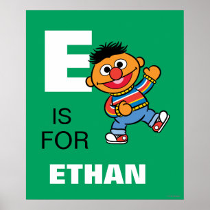Póster E é de Ernie   Adicione seu Nome