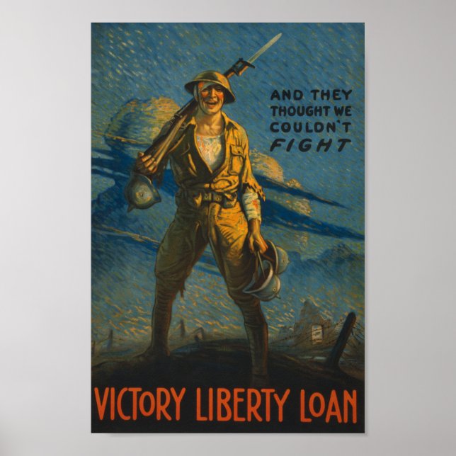 Poster E eles pensaram que não podíamos lutar (Frente)