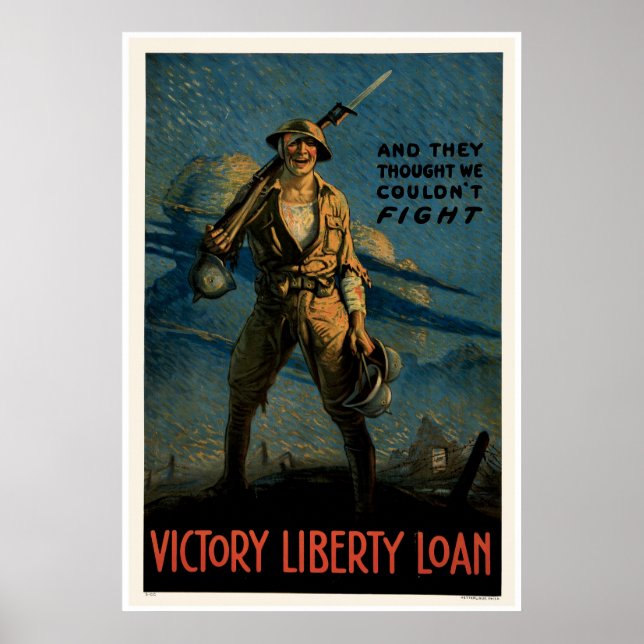 Póster E eles pensaram que não podíamos lutar (Frente)