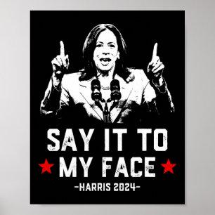 Poster É Engraçado Votar Kamala Harris Para Pressi