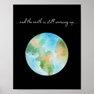 Poster E Está Esquentando Aquecimento Global Ambiental