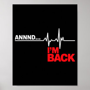 Poster E eu estou de volta Sobrevivente à cirurgia de cor