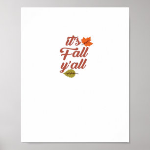 Poster É Fall Y’all Trendy Meme