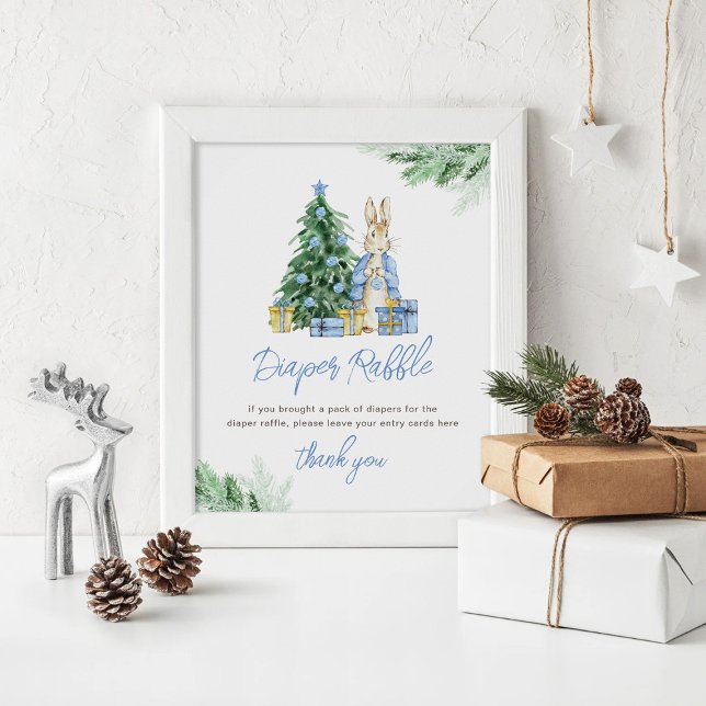 Poster É Frio Fora da Fralda do Bebê Sinal de Raffle (Criador carregado)