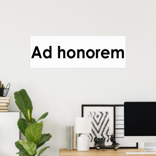 Poster E honorem