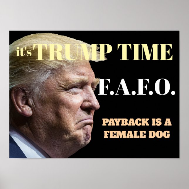 Poster É hora de despejar (Frente)