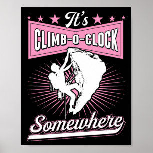 Poster É Hora de Subir em Algum Lugar Retro