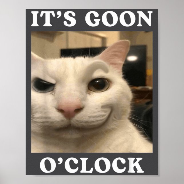 Poster É hora do Goon, gato engraçado  (Frente)