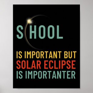 Poster É Importante, Mas Eclipse Solar É Importante