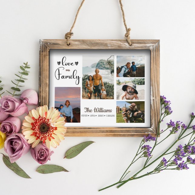 Poster e Impressão de Colagem de Fotos da Família  (Criador carregado)