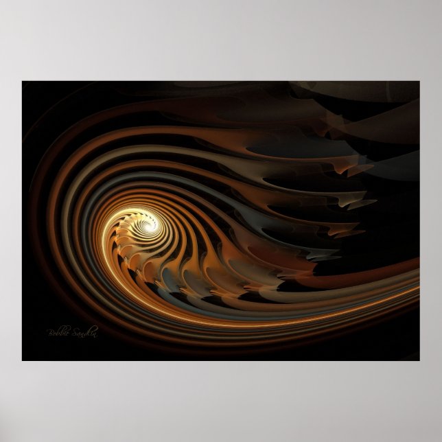 Poster e Impressão de tempo e Tecido (Frente)