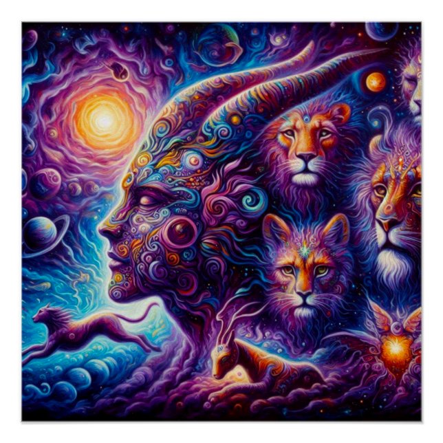 Poster e Impressões espirituais (Frente)