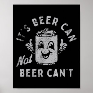 Poster É lata de cerveja, não cerveja não pode
