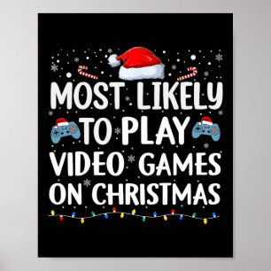 Poster É Mais Provável Jogar Videos games Em Vídeo De Nat