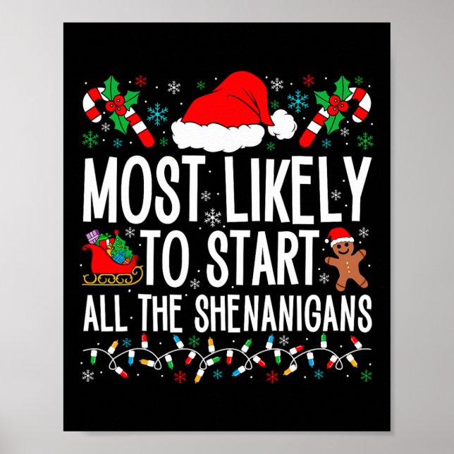 Poster É Mais Provável Que Comecem Todos Os Shenanigans E (Frente)