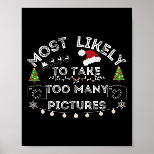 Poster é mais provável que tire muitas fotos de natal
