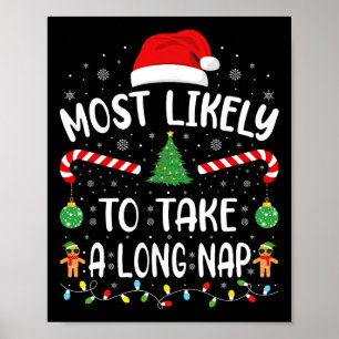 Poster É Mais Provável Que Tome Um Longo Sonho De Natal P