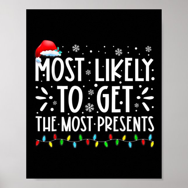 Poster É Mais Provável Ter O Natal Familiar Mais Presente (Frente)