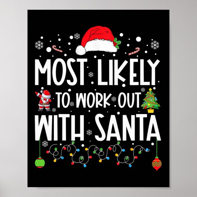 Poster É Mais Provável Trabalhar Com O Natal Da Família D (Frente)