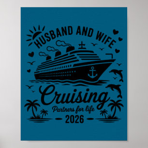 Poster E Marido Esposa Cruzeiro Férias Casal