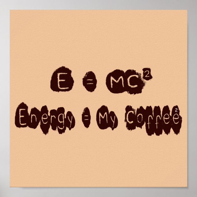 POSTER E = MC2 (Frente)