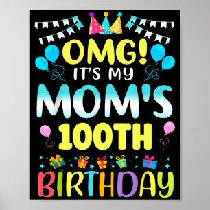 Poster É Meu Deus É O 100º Aniversário Da Minha Mãe Doce