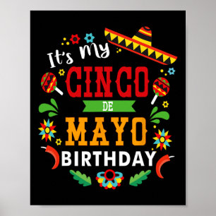 Poster É Minha Festa de aniversário De Aniversário Cinco