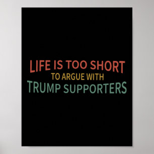 Poster É Muito Curto Para Discutir Com Os Apoiadores De T