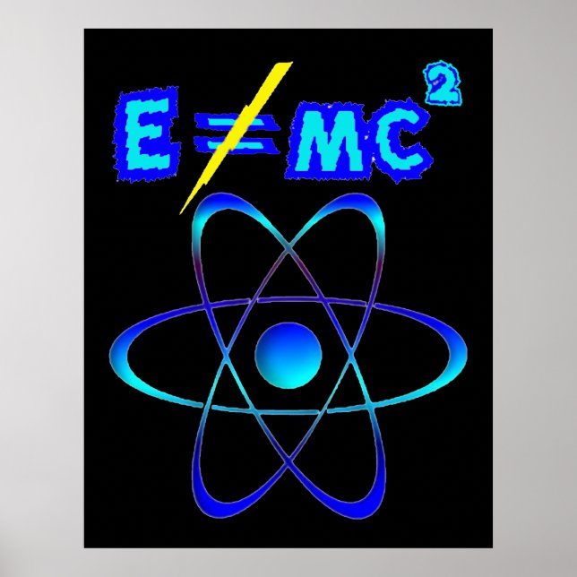 Póster E não = mc2 - Einstein estava errado! (Frente)