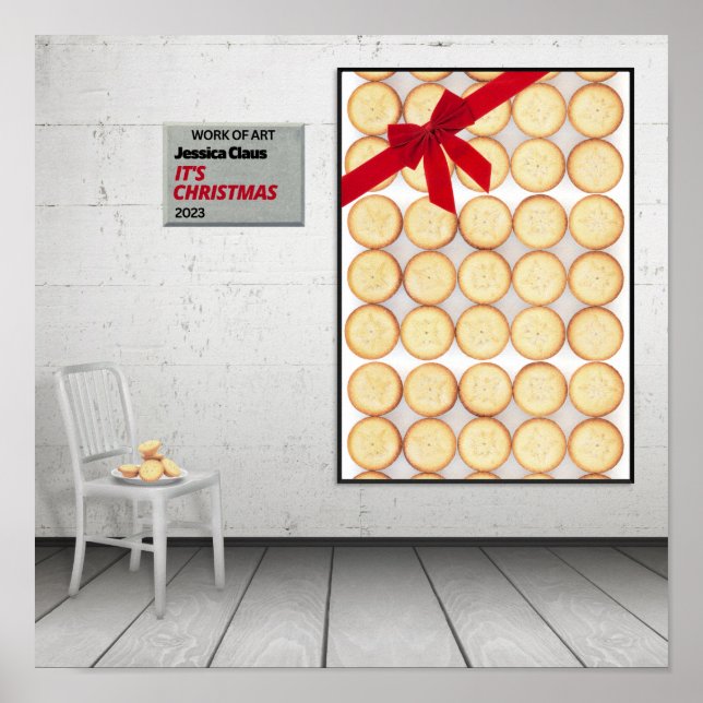 Poster "É Natal" de Jessica Claus (Frente)