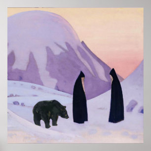 Poster "E nós não tememos" de Nicholas Roerich