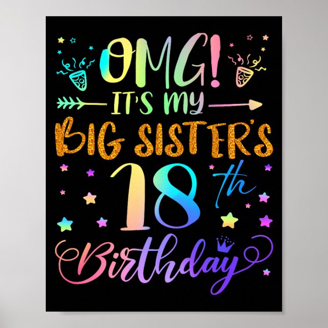 Poster É o 18º aniversário da minha irmã mais velha, doce (Frente)