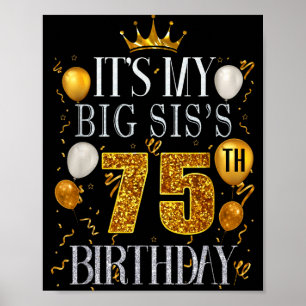 Poster É o 75º Aniversário da Minha Irmã Mais Velha Feliz