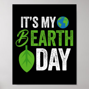 Poster É o Dia da Terra - Aniversário B