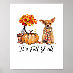 Poster É o Dia das Bruxas do Cachorro Chihuahua