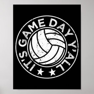 Poster É o jogo, jogador de voleibol engraçado, Vball