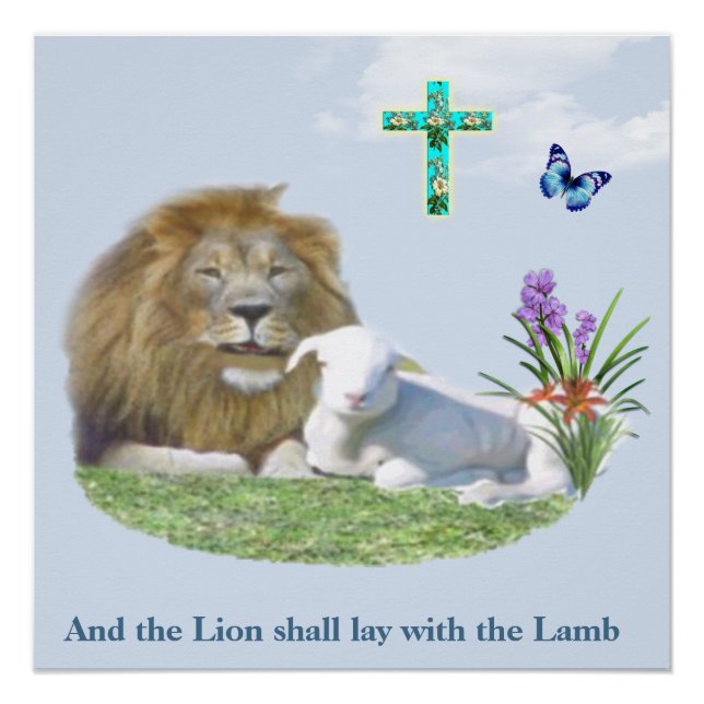 Póster E o Leão ficará com a Lamb (Frente)