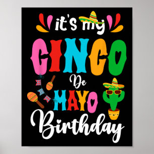 Poster É o meu Cinco de Mayo, Aniversário mexicano a Corr