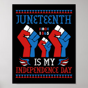 Poster É O Meu Dia da Independência Desde 1865, Azul Bran